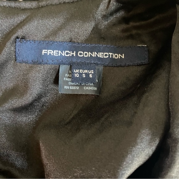 French Connection Sequins Sleeveless Bodycon Mini Dress Women Size6 Stretch - Picture 15 of 17